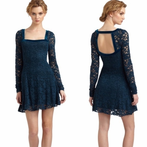 Free People Flirt For You Lace Dress | sz XS/TP - Picture 1 of 8